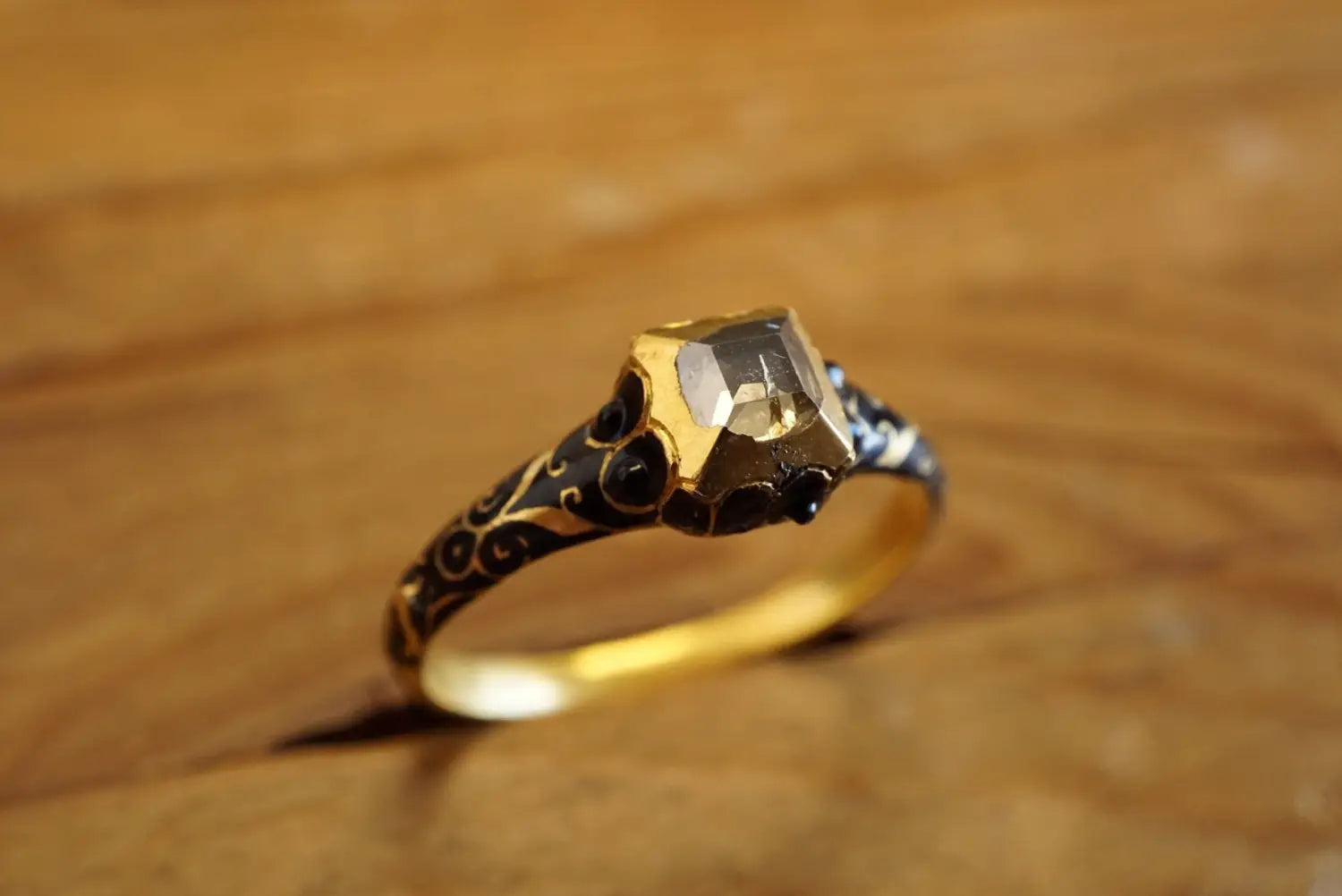 Table cut 2025 diamond ring