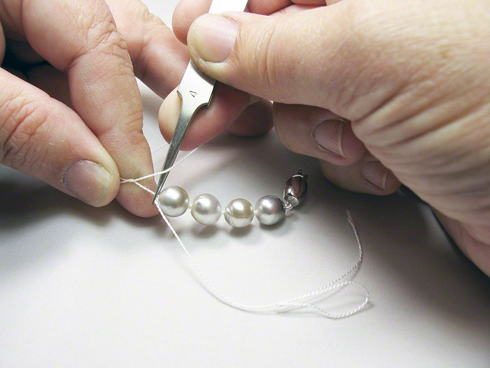 How to Knot Pearls with a Clasp