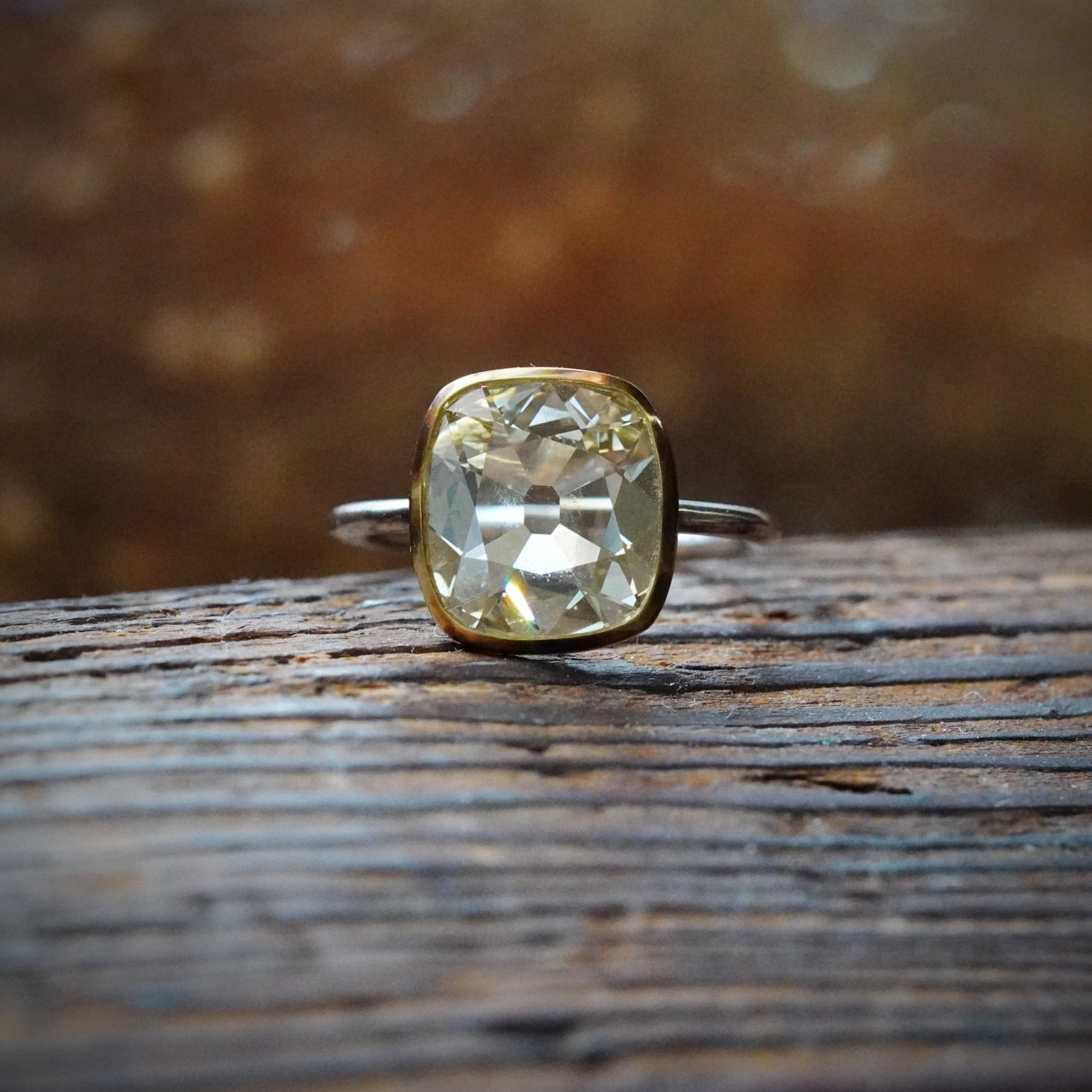 Cushion Cut Diamond Ring, 3.01 ct