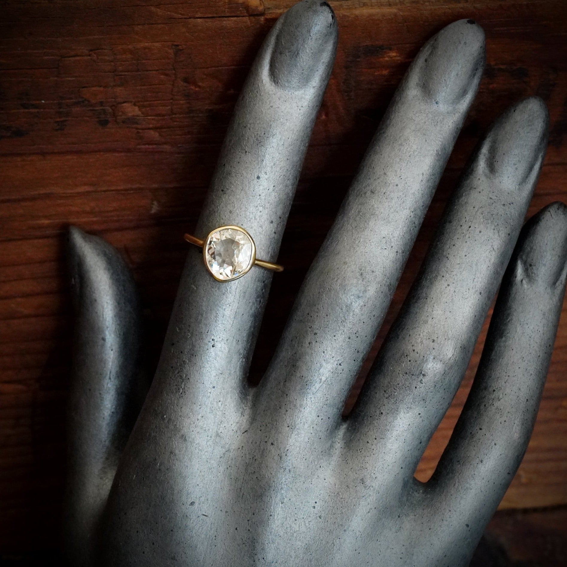 Old Mine Diamond Ring, 2.01 ct
