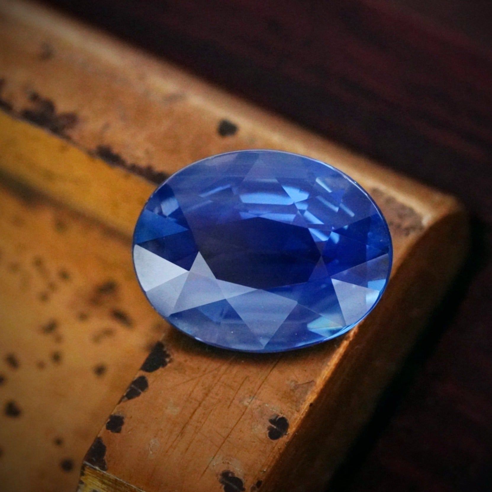 10.36-carat, oval-shaped, unheated Sri Lanka blue sapphire from the Jogani collection