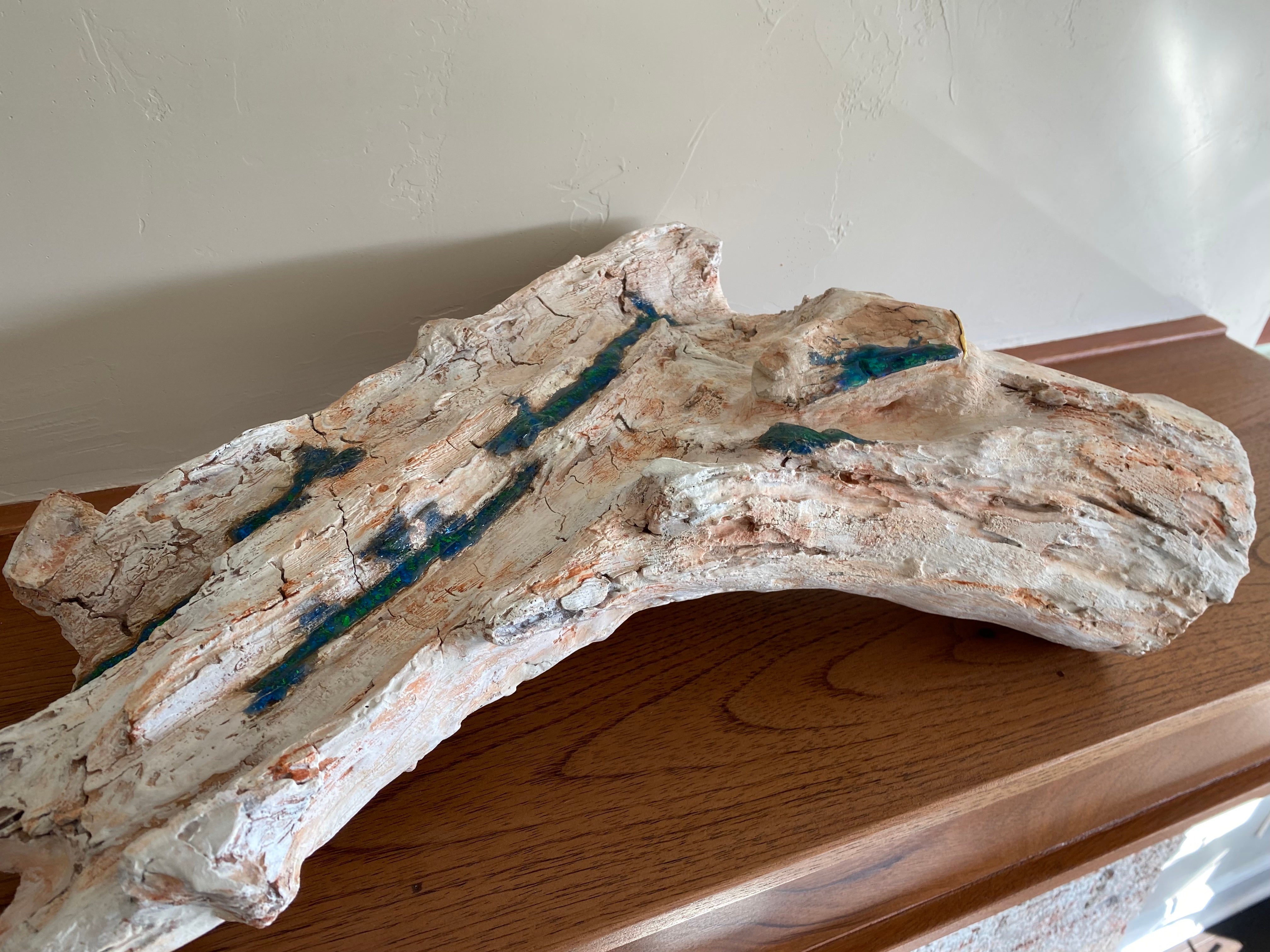 Rare Opalized Fossil Sees New Life in Extraordinary Sculpture