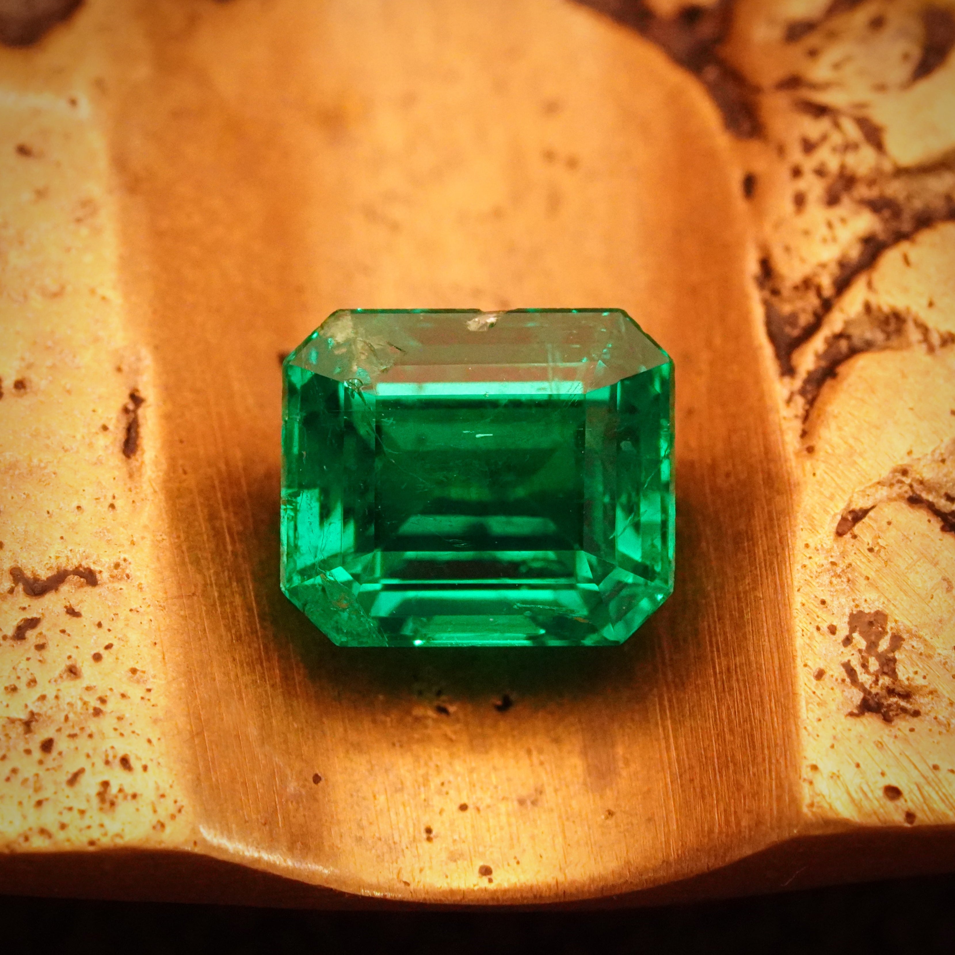 Step Cut Colombian Emerald, 1.59 ct