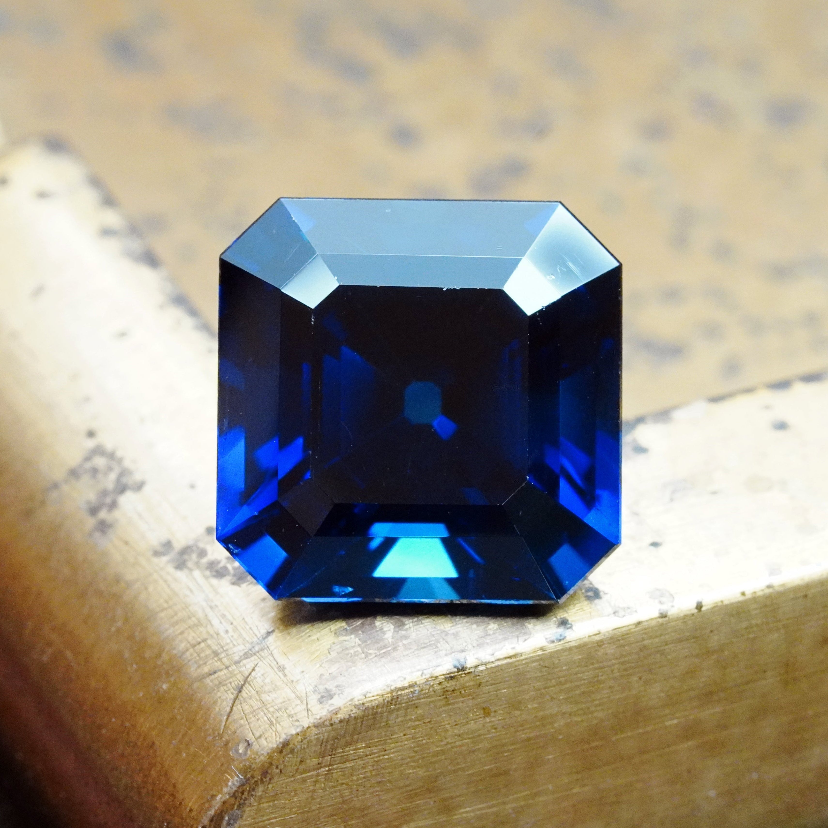 Step Cut Burma Sapphire, 14.57 ct