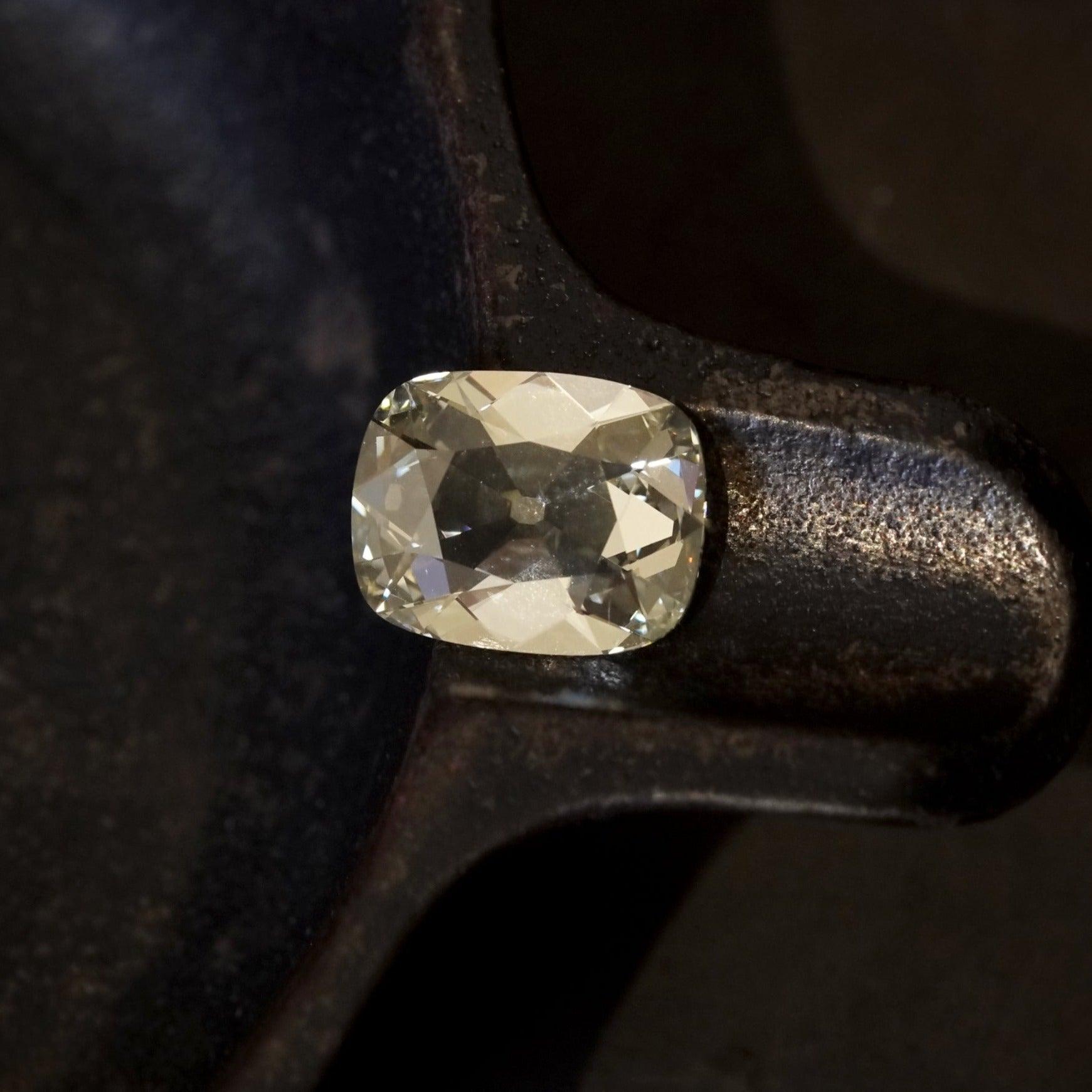 4.01-Carat Cushion Cut Diamond by Jogani - Front View