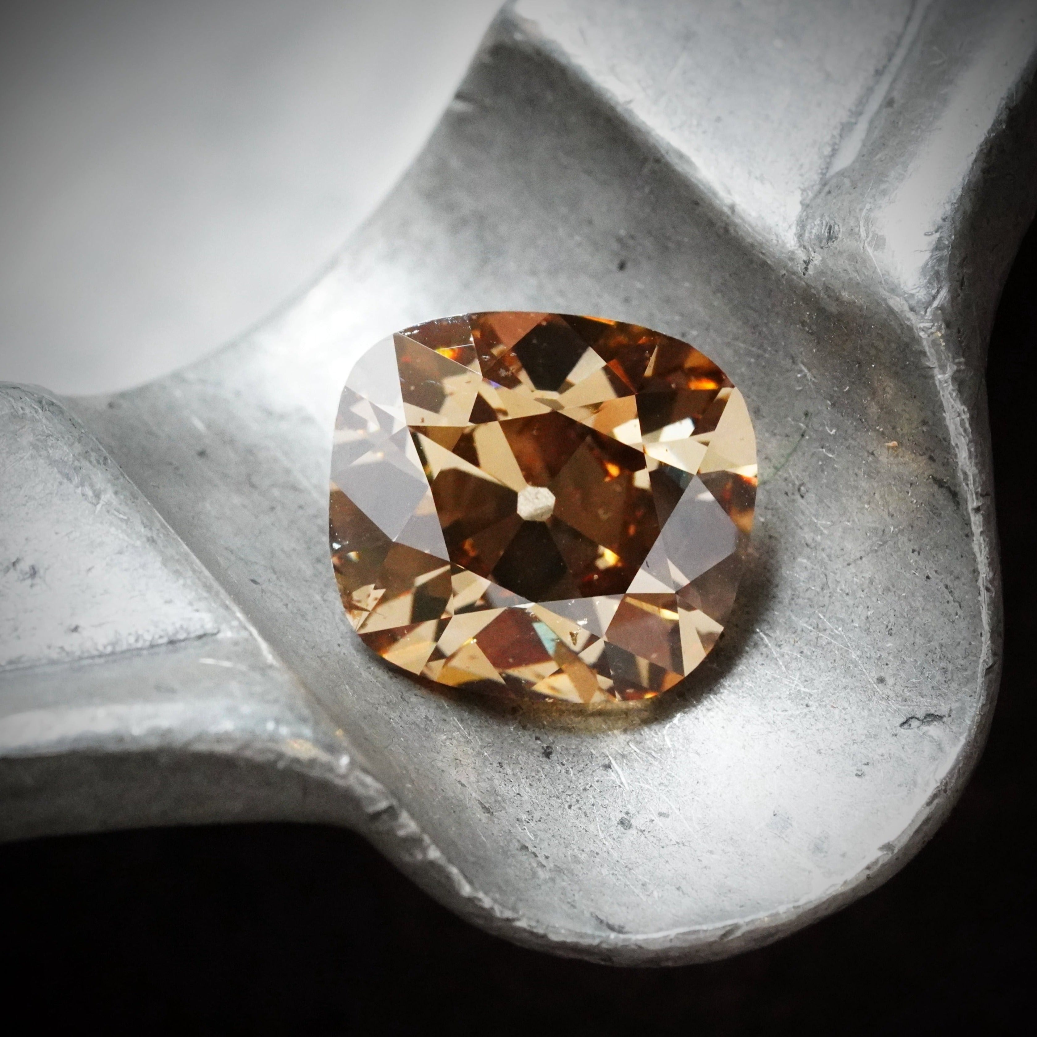 Jogani offers this exceptional 5.02 ct Old Mine cut diamond, a historic treasure with an alluring color, perfect for those who appreciate antique craftsmanship and investment-worthy gems.