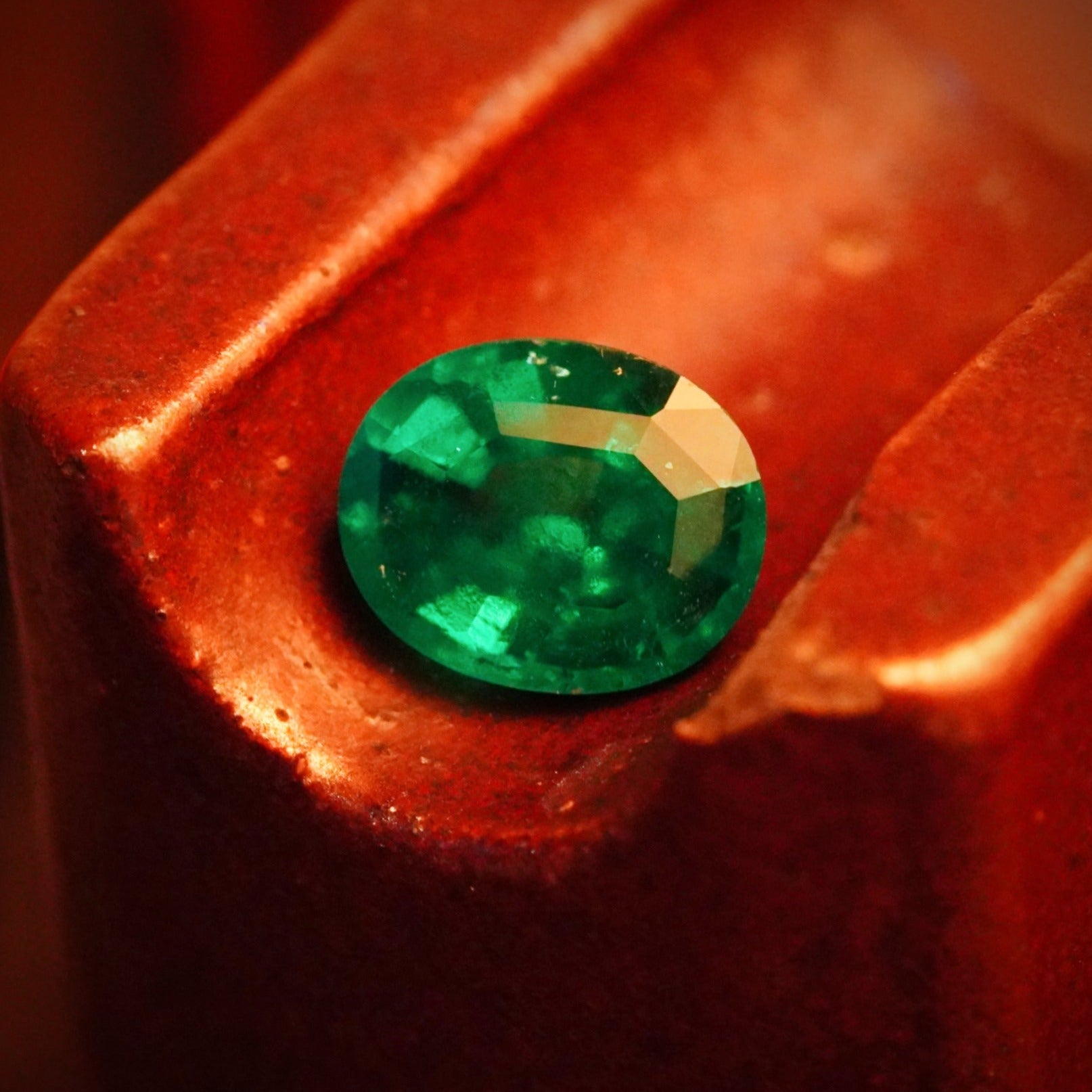 Oval Colombian Emerald, 3.97 ct