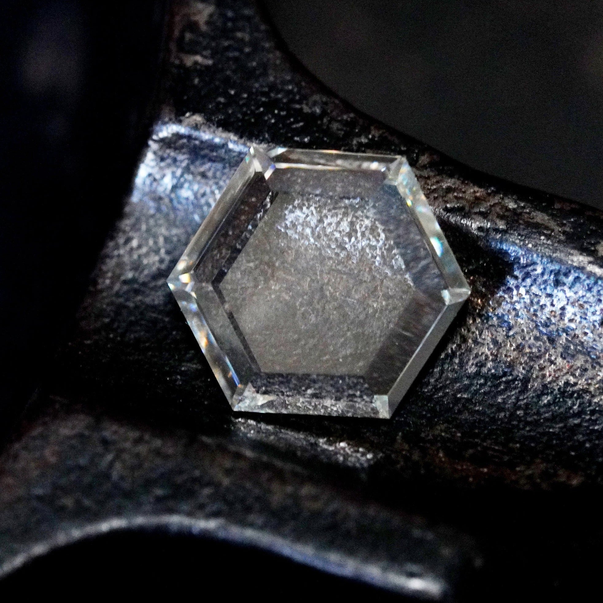 Victorian Inspired 3.66-CT Hexagonal Diamond Ring