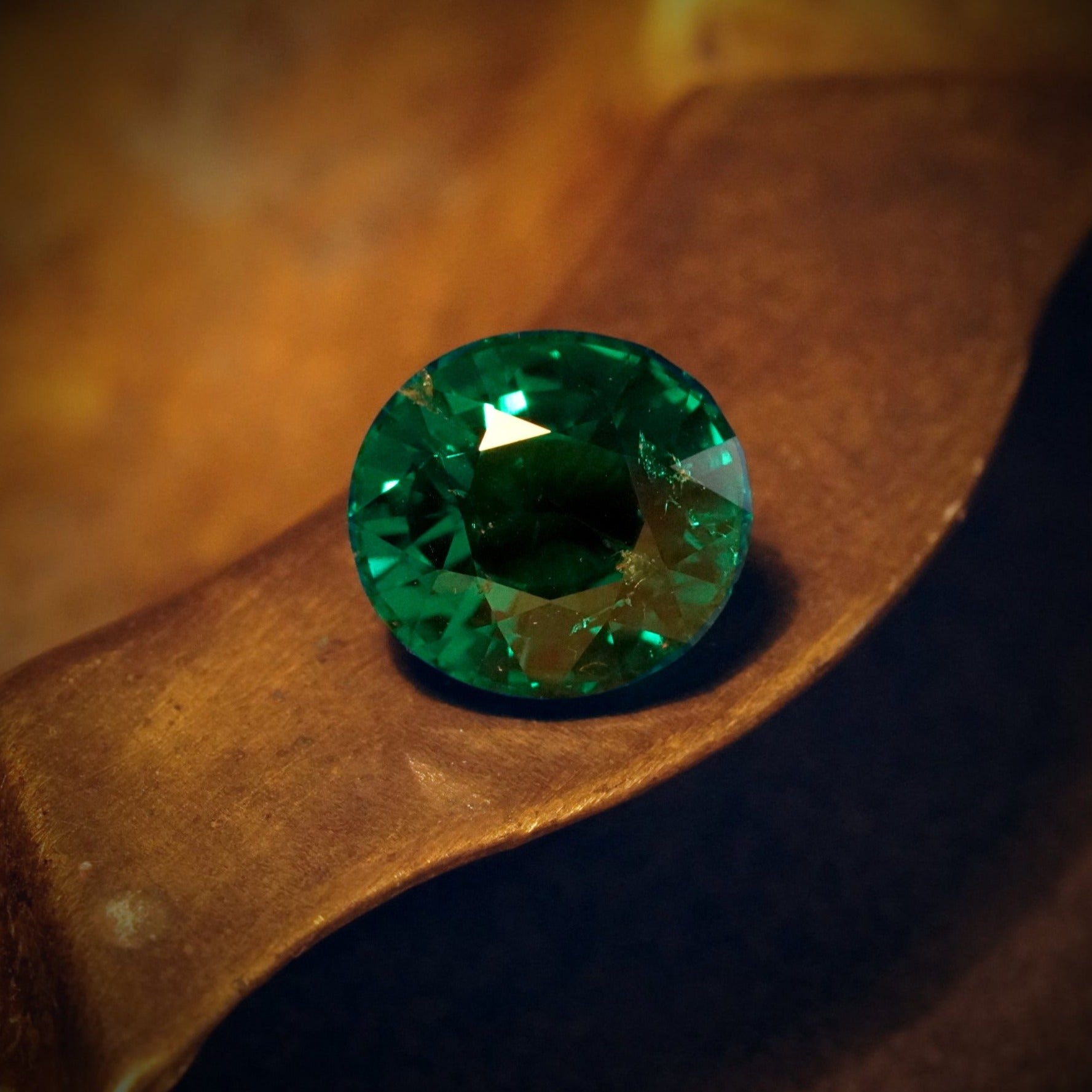 Round Colombian Emerald, 5.62 ct