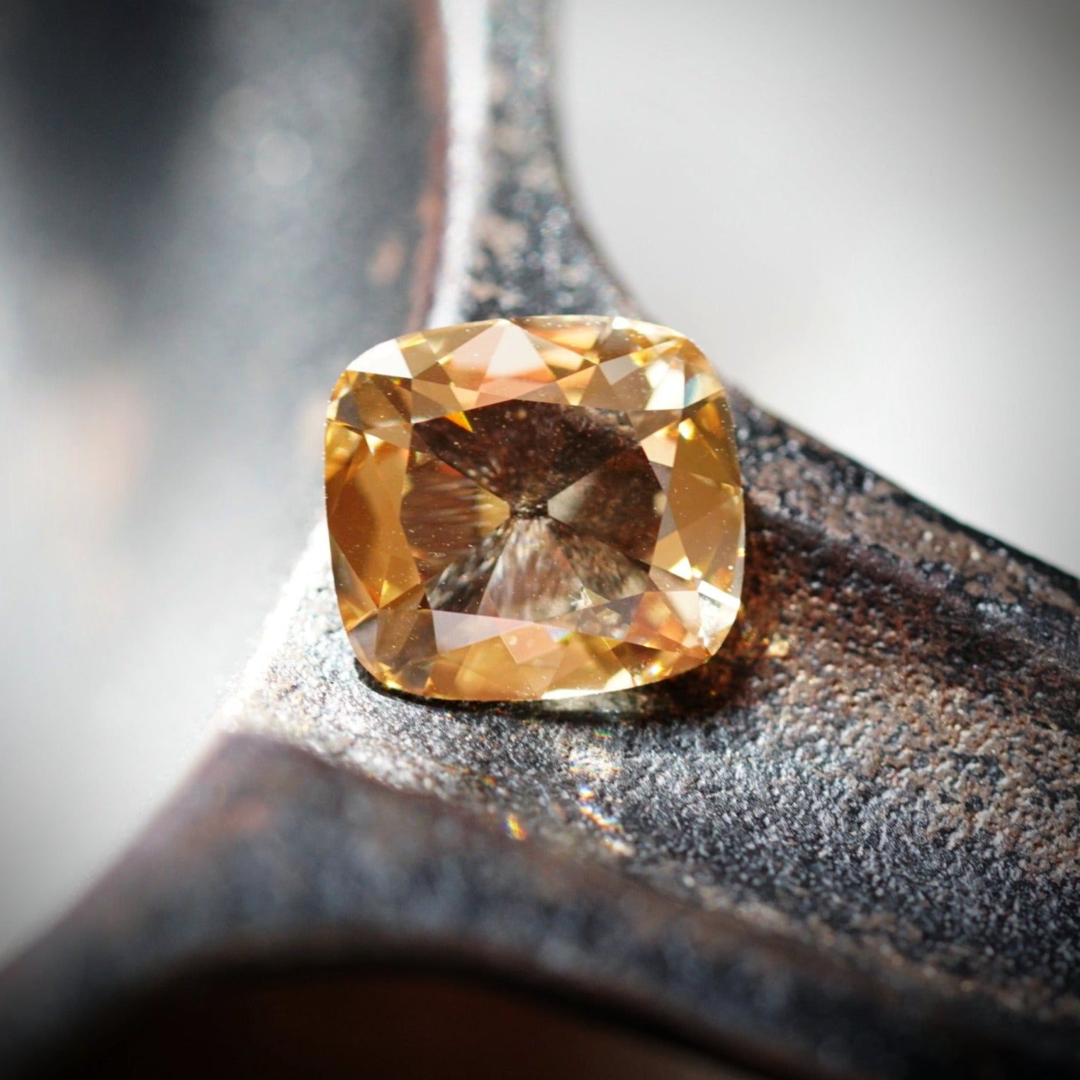 Golden Brown 1.8-Carat Brilliant Diamond