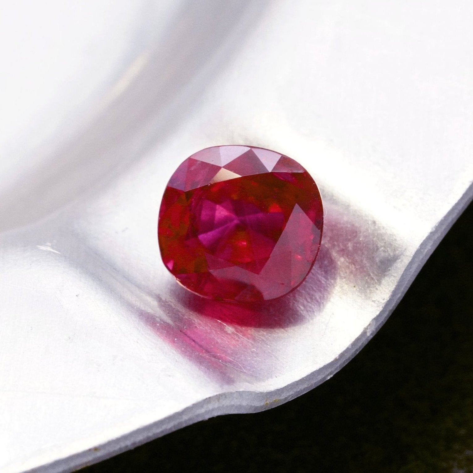 Cushion Cut Burma Ruby, 4.20 ct