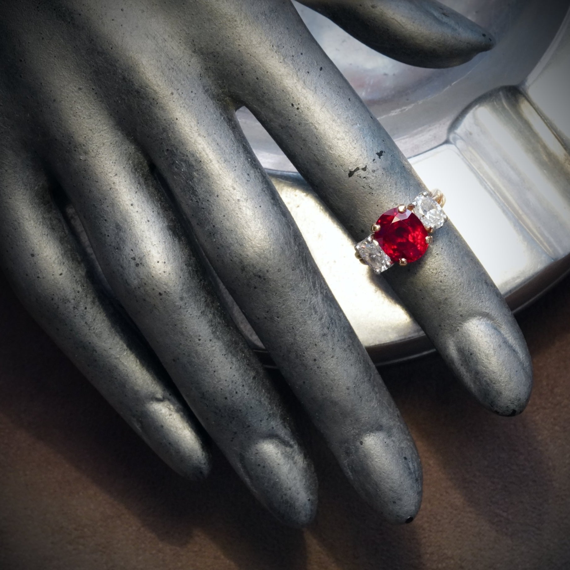 Oval Thailand Ruby Ring, 4.00 ct