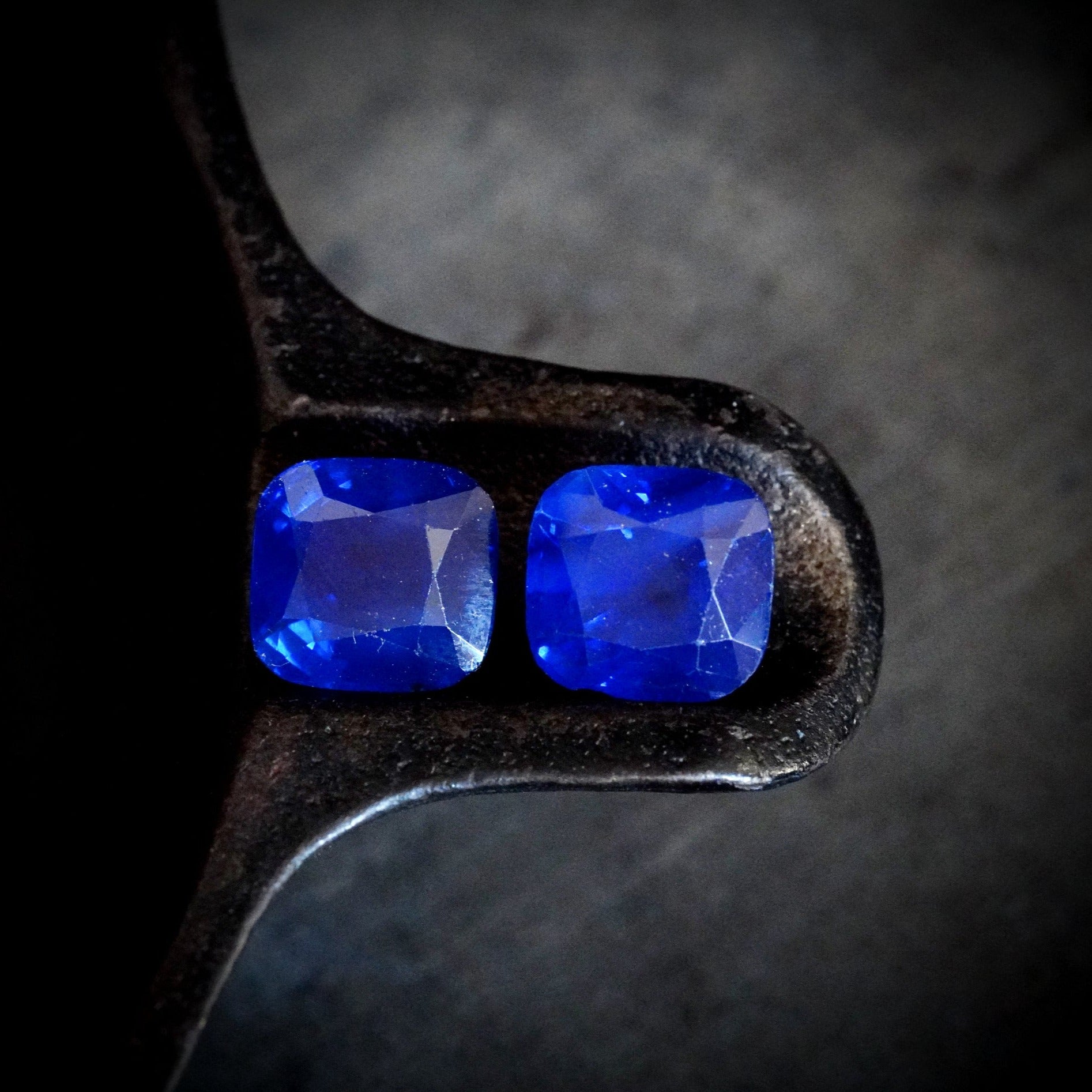 9.88-CT Kashmir Untreated Sapphire Duo