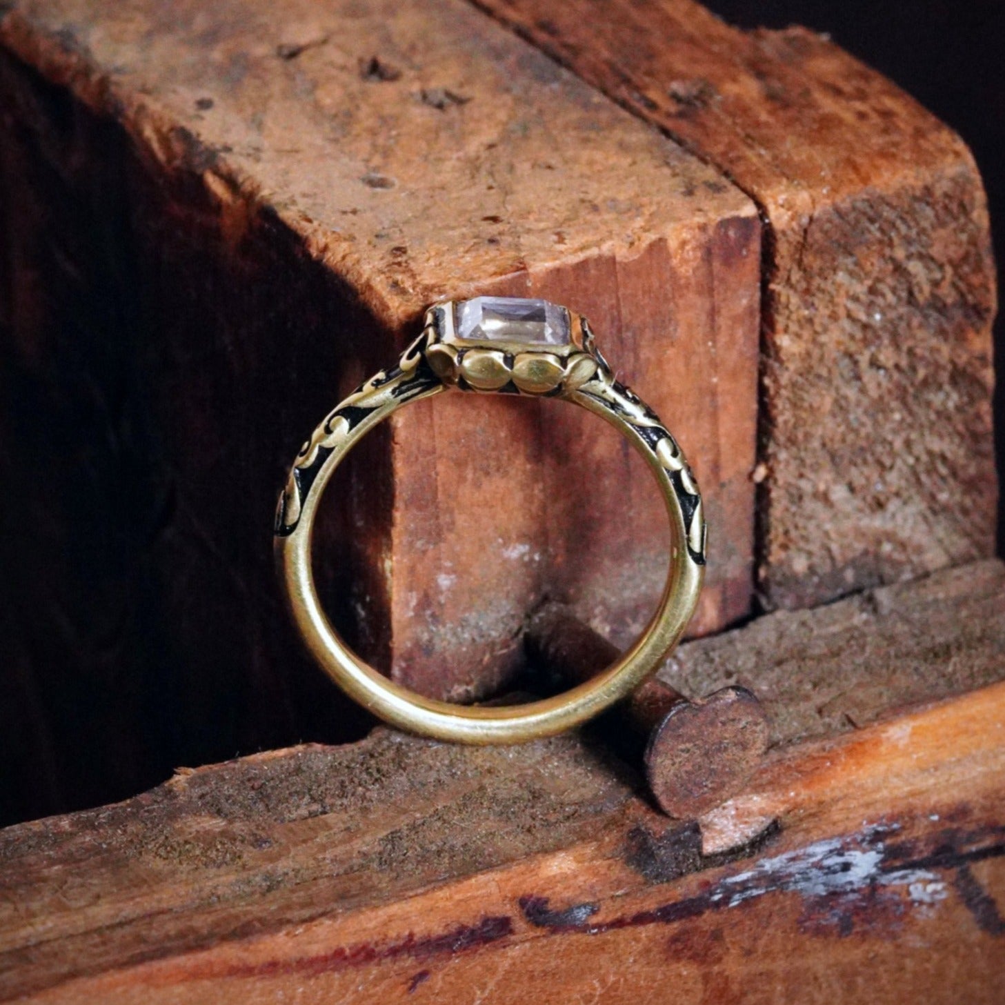 Jogani 0.89 Carat  Diamond Ring in 18K Gold 2