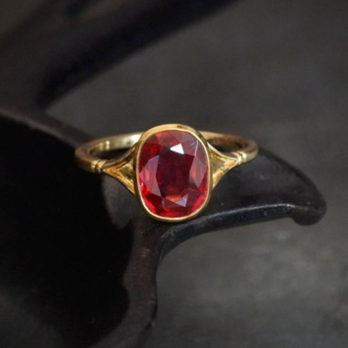  Jogani 2.75 CT Cherry-Red Spinel Ring 8