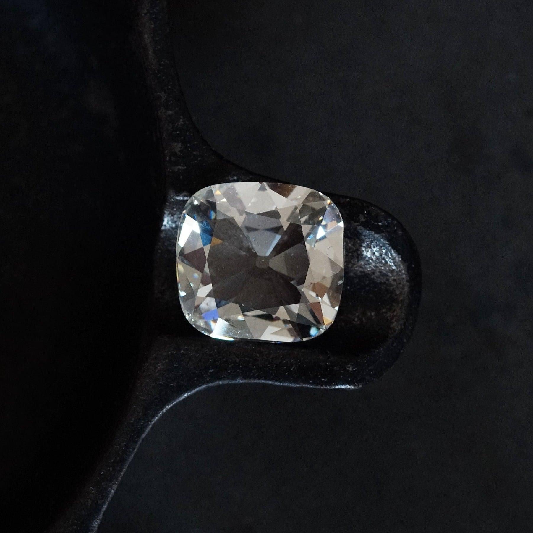 Exquisite 8.12 Carat H, SI1 Diamond - Cushion Cut - Jogani