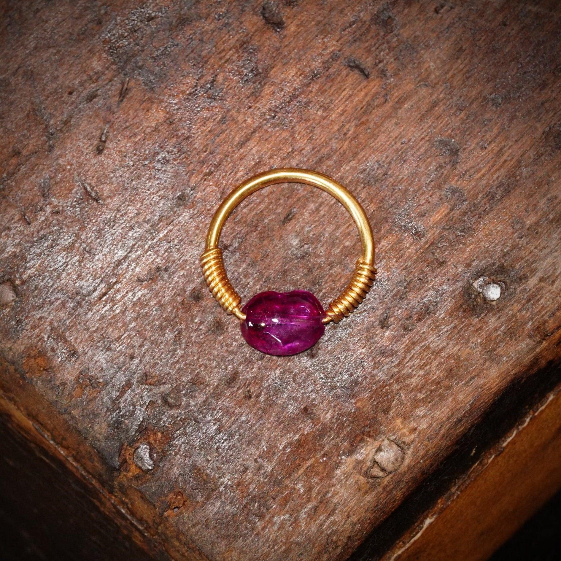 Luxury Ruby Ring - Handcrafted in 18K Gold by Jogani