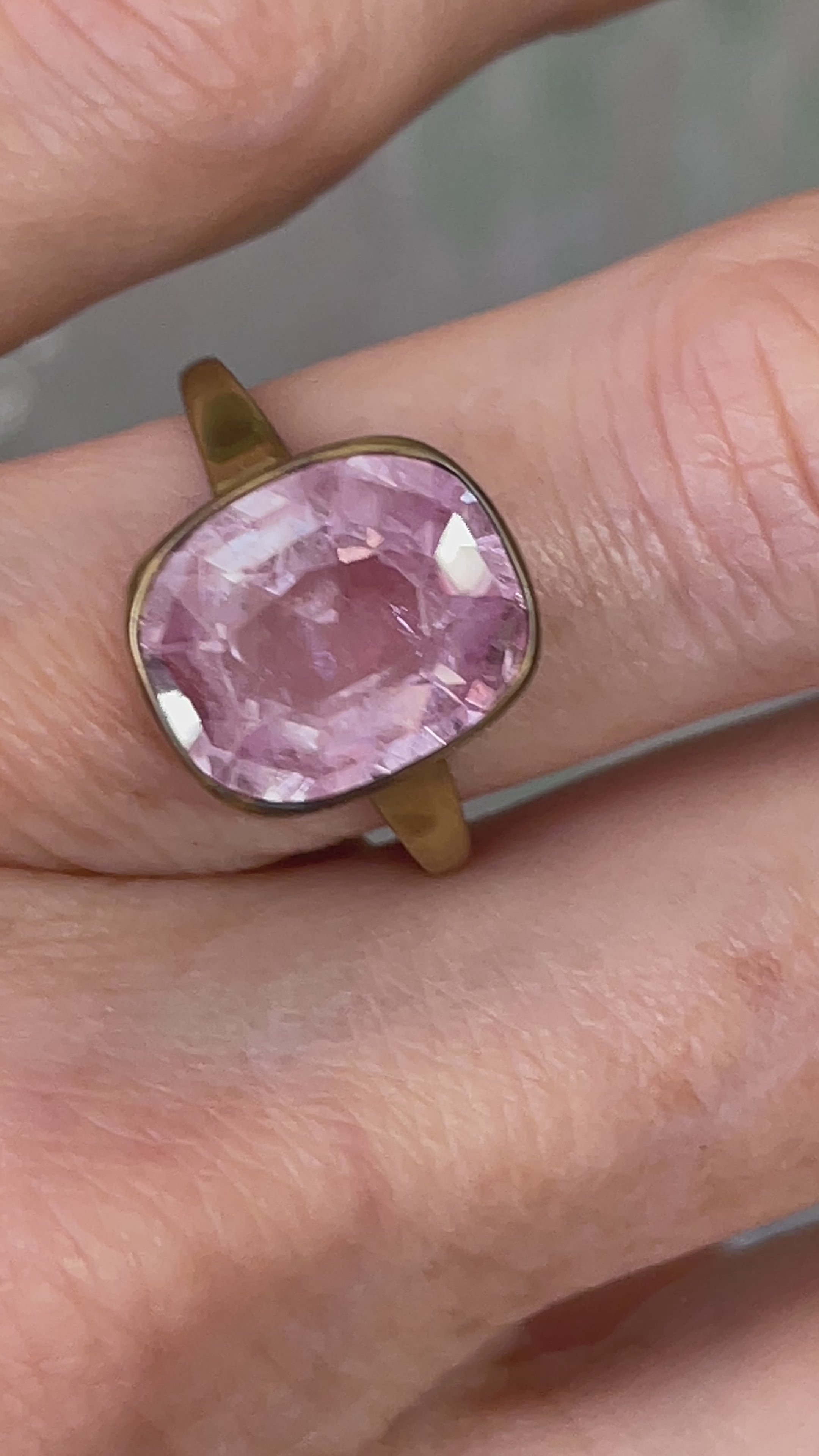 Blush sales sapphire ring