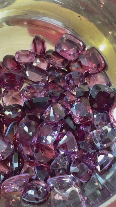 Mauve Majesty: Captivating Burma no heat spinels from Anup Jogani's collection